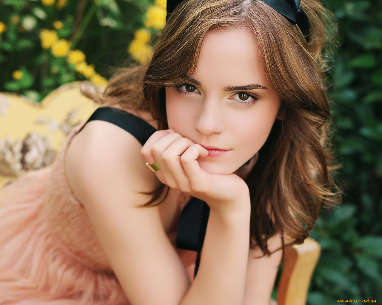 Emma Watson the actress grew up near Oxford